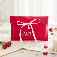 Pochette en velours de coton doux 23x15cm 30x27cm, pochette à rabat personnalisée imprimée pour iPad Mini, protection de tablette, sac anti-poussière, vente en gros