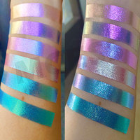 Marque Mcess ÉCHANTILLONS GRATUITS Maquillage parfait pigmenté Pigment vert Caméléon Fard à paupières à vendre Vernis à ongles Gobelets Résine