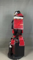 Ensemble d'armure de samouraï japonais traditionnel de luxe moderne en cuir véritable, accessoires de déguisement pour films et séries TV, décoration intérieure