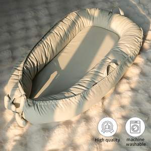 <span class=keywords><strong>Cuna</strong></span> Portátil Oeko-Tex 100 con Protección de Barandilla Antipresión, <span class=keywords><strong>Cuna</strong></span> Plegable y Móvil para Recién Nacidos, Cama para Bebés - Product Image 3