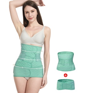 Breathable Cotton Material Postpartum <strong>Belly</strong> Post Partum Girdle BellyTightening <strong>Belt</strong> 2 in 1 Set for Section Maternity <strong>Women</strong> - Product Image 1