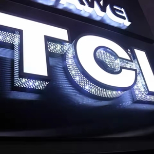 ป้ายไฟ <span class=keywords><strong>LED</strong></span> โลโก้ออกแบบได้ตามต้องการไฟ3D ร้านค้าที่มีความสว่างสูงตัวอักษรช่องเรืองแสงอะคริลิคเรืองแสงสำหรับธุรกิจ - Product Image 3