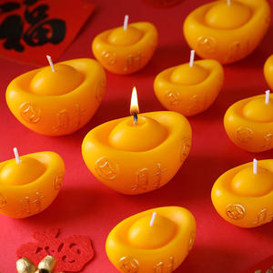 Regalo de Año Nuevo, Regalo Hecho a Mano, Decoración para el Hogar, Regalo con Fragancia Festiva, Barra de Aromaterapia Personalizada con Forma de Lingote de la Fortuna - Product Image 2