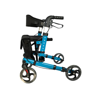 <span class=keywords><strong>Deambulatore</strong></span> Pieghevole in Lega <span class=keywords><strong>di</strong></span> Alluminio Speciale per Anziani Leggero <span class=keywords><strong>con</strong></span> Freni Modello Assistente per Riabilitazione Medica Domestica - Product Image 1