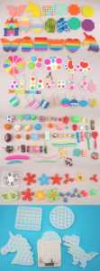 JYTZ0075 <span class=keywords><strong>2021</strong></span> Ensemble de jouets sensoriels personnalisés 30/25 pièces, boîte de lot, jouets fantaisie Push Pops Gag pour enfants, en plastique, silicone et mousse - Product Image 3