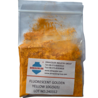 Approvisionnement d'usine Fluorescent jaune Pigment solvant vert colorants 10G pour huile essence Diesel carburant polymère fibre
