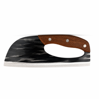 Couteau de chef chinois 40Cr15MoV, manche en bois naturel, forgé à la main, durable, hachoir de cuisine pour couper la viande et les légumes, vente en gros