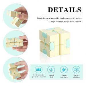 ของเล่นพัฒนาสมองแบบตัวต่อโลหะผสมไทเทเนียมเกรดพรีเมียม สำหรับบรรเทาความวิตกกังวล ของเล่นเสริมประสาทสัมผัส ชุดขายส่งจำนวนมาก - Product Image 5