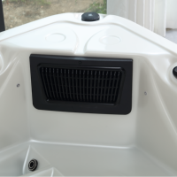 Jacuzzi Exterior Económico para Varias Personas, Bañera de Hidromasaje para Jardín, Patio Trasero, Relajación, Desinfección con Ozono