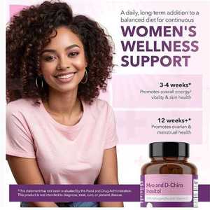 Cápsulas Blandas Premium de Mio-D-Chiro-Inositol 40:1 <span class=keywords><strong>con</strong></span> <span class=keywords><strong>Ginseng</strong></span> y Vitamina D3, Suplemento para el Equilibrio Hormonal Femenino - Product Image 4