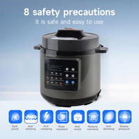 Autocuiseur électrique de luxe 6L de haute qualité ménage 6 litres multifonction pot de roucoulement électrique grand autocuiseur intelligent