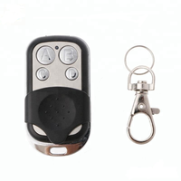 Control Remoto RF de 4 Botones 315/433MHz con Código de Aprendizaje, Chip EV1527, Llave de Plástico para Puerta de Garaje Eléctrica, Automatización del Hogar