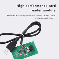 Módulo de Interfaz USB NFC de 13.56Mhz, Control de Acceso OEM RFID MI IC, Módulo Lector de Tarjetas USB Inteligente