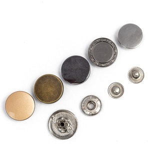 Custom Logo 4 Part Craft Bag Snap <b>Button</b> Clothes 11mm 12mm Zinc Alloy Plating Nickel-Free Snap <b>Button</b> - Product Image 4