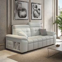 Table basse moderne carrée en tissu avec repose-pieds pour salon, chambre à coucher, hôtel ou appartement