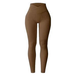 Leggings de yoga butin haute qualité lâche cravate teinture sans couture pli en gros hanche ascenseur entraînement Fitness sans couture Yoga Leggings pour les femmes - Product Image 2