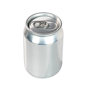 Boîtes d'eau minérale de boisson élégante 250ml Standard de qualité alimentaire vide jus de soda bière aluminium aluminium rond noir canettes pour bière - Product Image 1