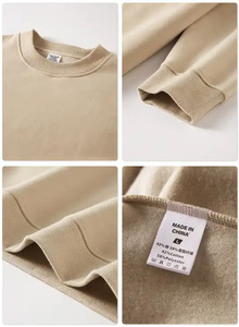 เสื้อสเวตเชิ้ต BE2511 ฮิปฮอป ทรงปกติ ซับใน ปักลาย คอกลม ผ้าหนา เป็นมิตรกับสิ่งแวดล้อม กันลม ระบายอากาศ 345 กรัม โพลีเอสเตอร์ - Product Image 5