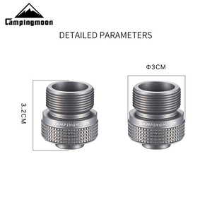アルミニウム合金屋外キャンプMAPPガスシリンダーカートリッジトランスファーガスストーブEPIアダプター - Product Image 2