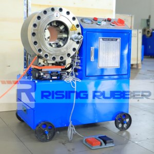 RISING CHILE 2 Zoll Gummi Hydraulik schlauch presse Crimp maschine Schneid schälmaschine - Product Image 3