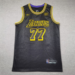 Nueva <span class=keywords><strong>Camiseta</strong></span> Deportiva Bordada <span class=keywords><strong>de</strong></span> Baloncesto para Hombre, Oferta Especial, 77 Luka <span class=keywords><strong>Doncic</strong></span>, Jersey <span class=keywords><strong>de</strong></span> Los Angeles - Product Image 3