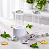 Bouteille populaire MAXBOX A500 en plastique PET de 500 ml pour thé au lait, jus, cola, avec base plate et griffes, pour café et boissons énergisantes