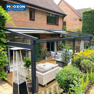 Mooxon personalizado protección UV aluminio PVC rodillo eléctrico <span class=keywords><strong>Exterior</strong></span> balcón cortina Blackout moda toldo <span class=keywords><strong>techo</strong></span> - Product Image 3