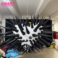 Décorations de la Saint-Valentin 2026 : Ballon gonflable cœur à pointes pour accessoires de scène, miroir personnalisé en forme de cœur
