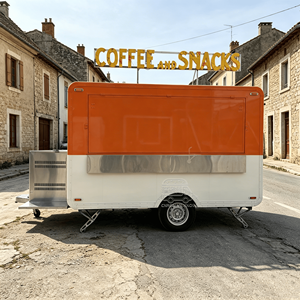 Remorque de Food Truck aux Normes Françaises, Remorque Alimentaire Européenne, Caravane de Restauration Commerciale, Chariot de Cuisine - Product Image 1