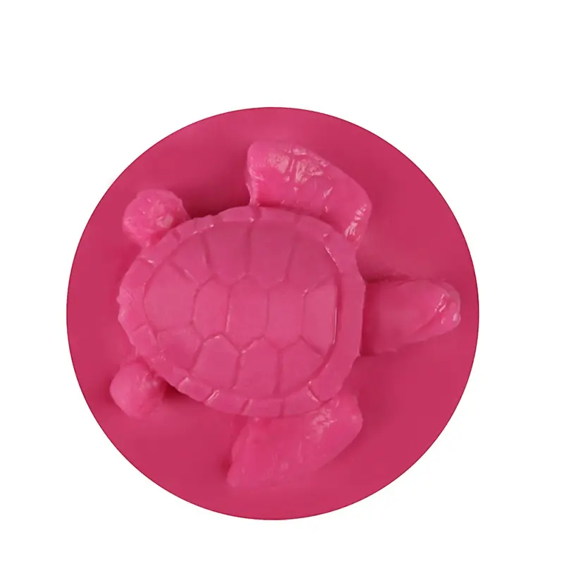 Schildkröte Silikon harzform Schildkröte Tier Niedliche 3D-Dekorationsform DIY Craft Handmade Soap Chocolate Mould