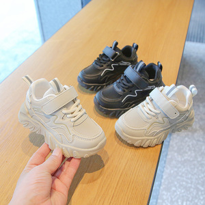 Baskets pour enfants printemps et automne chaussures décontractées pour garçons boutons rotatifs chaussures de course pour filles chaussures de bébé respirantes - Product Image 2