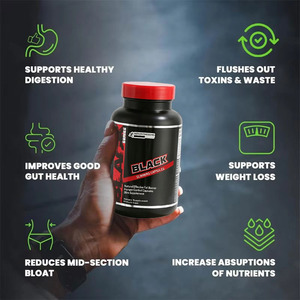 Capsules <span class=keywords><strong>amincissantes</strong></span> noires OEM ODM à succès – Brûleur de graisse naturel et efficace – Complément minceur - Product Image 3