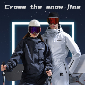 <span class=keywords><strong>Tuta</strong></span> da <span class=keywords><strong>Snowboard</strong></span> HXF04 con Cappuccio, <span class=keywords><strong>Tuta</strong></span> da Sci Monopezzo, Giacca da Sci Invernale da <span class=keywords><strong>Uomo</strong></span> Antivento e Impermeabile, Imbottita e Calda - Product Image 2