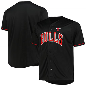 Maillot de baseball Youth Chicago Outerstuff pour homme, modèle Chicago Profile, noir, grande taille, Pop Jersey - Product Image 1