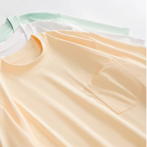 Camiseta de Moda 2025, Marca Nueva, Holgada y Fresca, Camiseta Casual de Manga Corta con Bolsillo para Hombre, Camiseta de Verano de Manga Corta para Hombre - Product Image 2