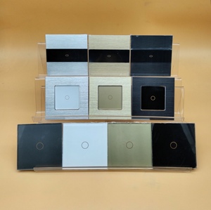 Klass การออกแบบที่เรียบง่าย3สีประกบ US/UK/<span class=keywords><strong>JP</strong></span>/Au TOUCH สวิตช์ติดผนังด้วยแอป zigbeelutouch - Product Image 6
