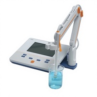 PH200EM Alat Ukur pH Digital Benchtop Cerdas untuk Laboratorium, Penguji Kualitas Air dengan Kalibrasi 3 Titik untuk Akuarium
