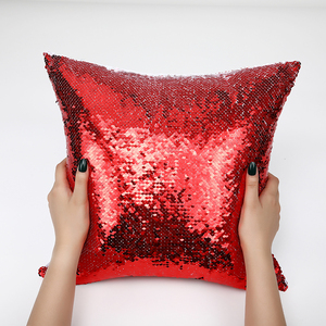 16''x16'' Light Gold Flip Glitter Reversible Personalized Sublimation Blank DIY Print <strong>Cushion</strong> <strong>Sequin</strong> Pillow Case Cover for Couch - Product Image 2