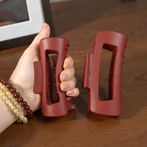 مشبك شعر YIYI من السيليكون الناعم بطول 10 سم للبيع الفوري، مشبك مرن للنساء مضاد للصدمات ولا يسبب أي ضرر للشعر - Product Image 1