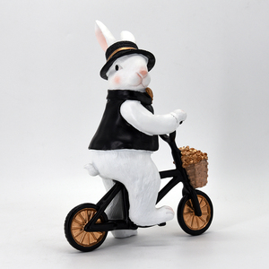 Fête de pâques Décorations Animalières Uniques <span class=keywords><strong>Lapin</strong></span> Sculpture Enfants Chambre Décoration <span class=keywords><strong>Accessoire</strong></span> - Product Image 1