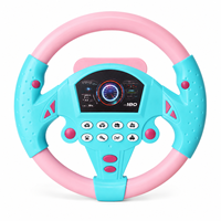 Volant musical pour enfants 360 °   Volant de simulation de conduite rotatif avec lumières et sons, jouet éducatif pour voiture