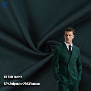 Tissu Charmeuse Tissé Fantaisie TR 80/20 Mélange 80% T 20% R Écologique pour Costumes Garçons et Hommes, Jalabiya, Thobe, Robes Arabes, Vêtements Islamiques - Product Image 1