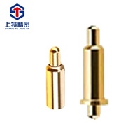 Shangte Brass Gold-plating Stock 2mm ~50mm Height Spring Loaded Pogo Pin Connector