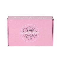 Échantillons gratuits Boîte postale d'expédition en avion au design imprimé personnalisé Boîte postale d'emballage en papier en carton ondulé pliable