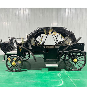 Vehículo Eléctrico de Imitación de Carruaje de Caballos con Amortiguación de Impactos, Cómodo para Paseos Turísticos - Product Image 4