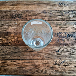 Modern Transparent Glass <b>Textured</b> Table <b>Vase</b> Decorative Centerpiece for Home Wedding Dining Room - Product Image 1