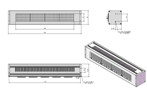 Lampe <span class=keywords><strong>UV</strong></span> pour le durcissement, lampe <span class=keywords><strong>LED</strong></span> <span class=keywords><strong>UV</strong></span> personnalisée, efficacité hautement stable, 385 nm/395 nm, 80 W, refroidissement par air, 1 an, 395 NM - Product Image 5