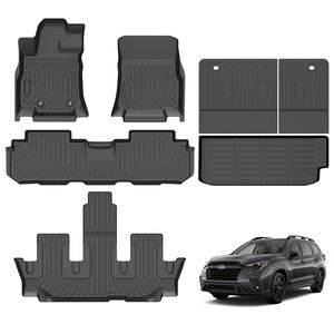 Alfombrillas Protectoras para Respaldo de Asiento Trasero y Maletero, Revestimientos de Piso Interior Cortados con Láser 3D de TPE para <span class=keywords><strong>Subaru</strong></span> Ascent 2019-2025 - Product Image 1