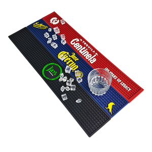 Tapis de bar personnalisé antidérapant avec rainures de drainage, imperméable, résistant à l'huile, avec motif et taille personnalisables - Product Image 6