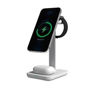 <span class=keywords><strong>Meilleur</strong></span> <span class=keywords><strong>prix</strong></span> chargeur sans fil rapide pour <span class=keywords><strong>Airpods</strong></span> pour iwatch Station de charge sans fil magnétique <span class=keywords><strong>3</strong></span> en 1 pour iphone 15 - Product Image 2